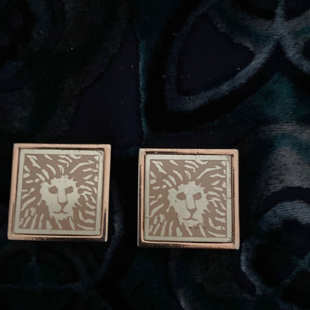 Vintage Anne Klein Lion Head Earrings